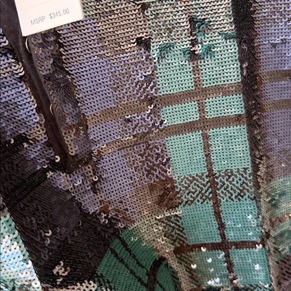 LAUREN RALPH LAUREN Plaid Sequined Polo Dress, XS Small NWT - Picture 10 of 11